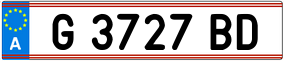 Truck License Plate
